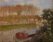 卡米耶 毕沙罗 : Setting Sun at Moret